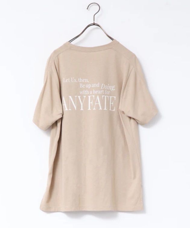 ロゴTシャツ ベージュ