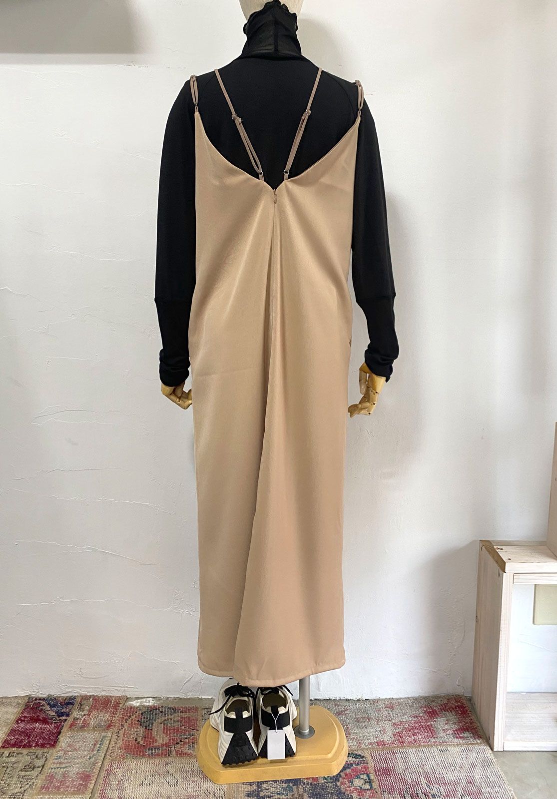 レイヤードキャミワンピース beige