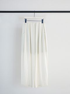 [3261-026MK] フロントタックカーヴィーPT アイボリー