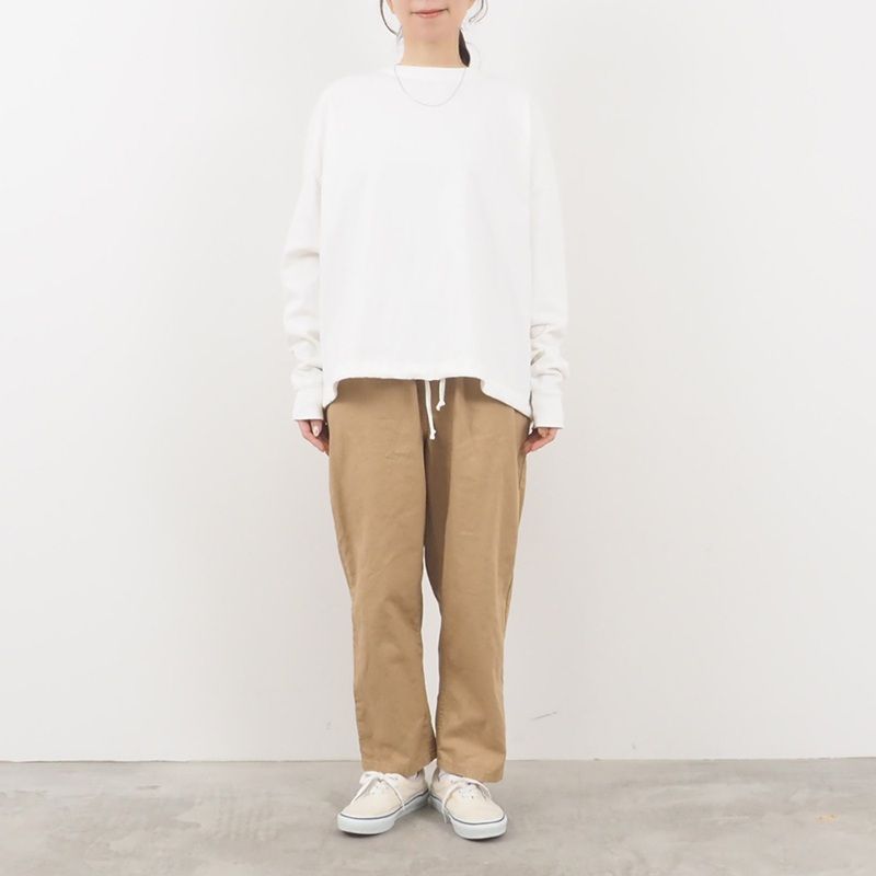 オックスストーンバイオ加工 コージーパンツ ベージュ
