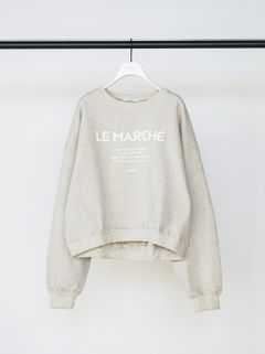 [8454-132KK] MARCHEスウェットPO オートミール