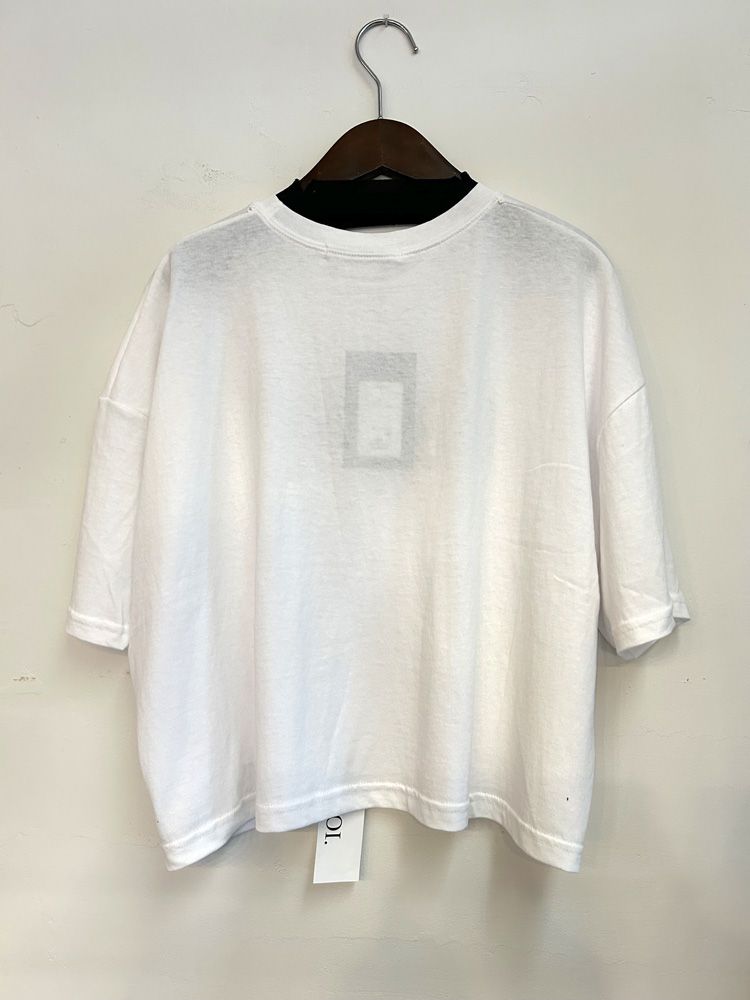 pearl necklace LOGO T ホワイト