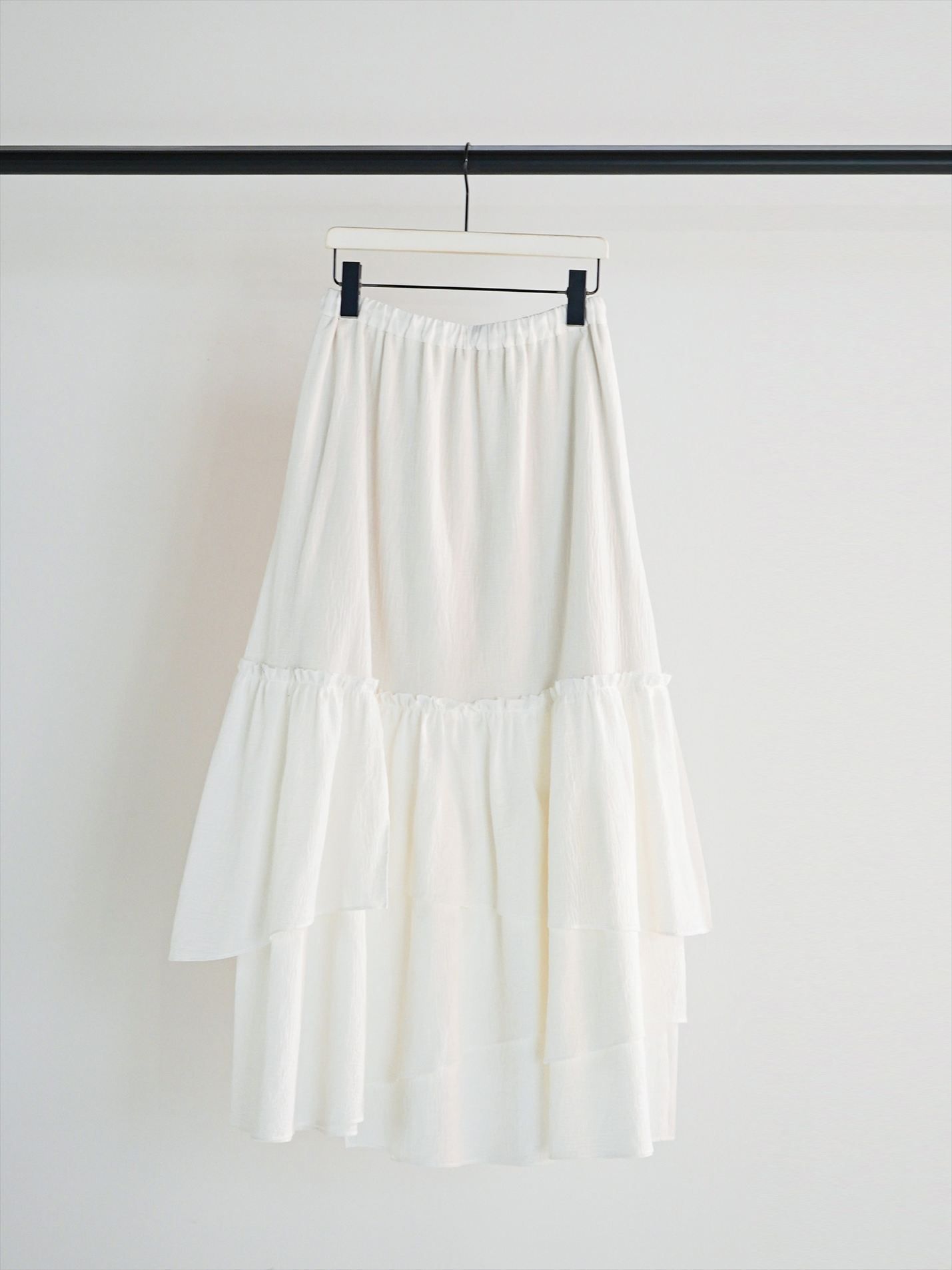 [2961-048BZ] コットンティアードSK ホワイト