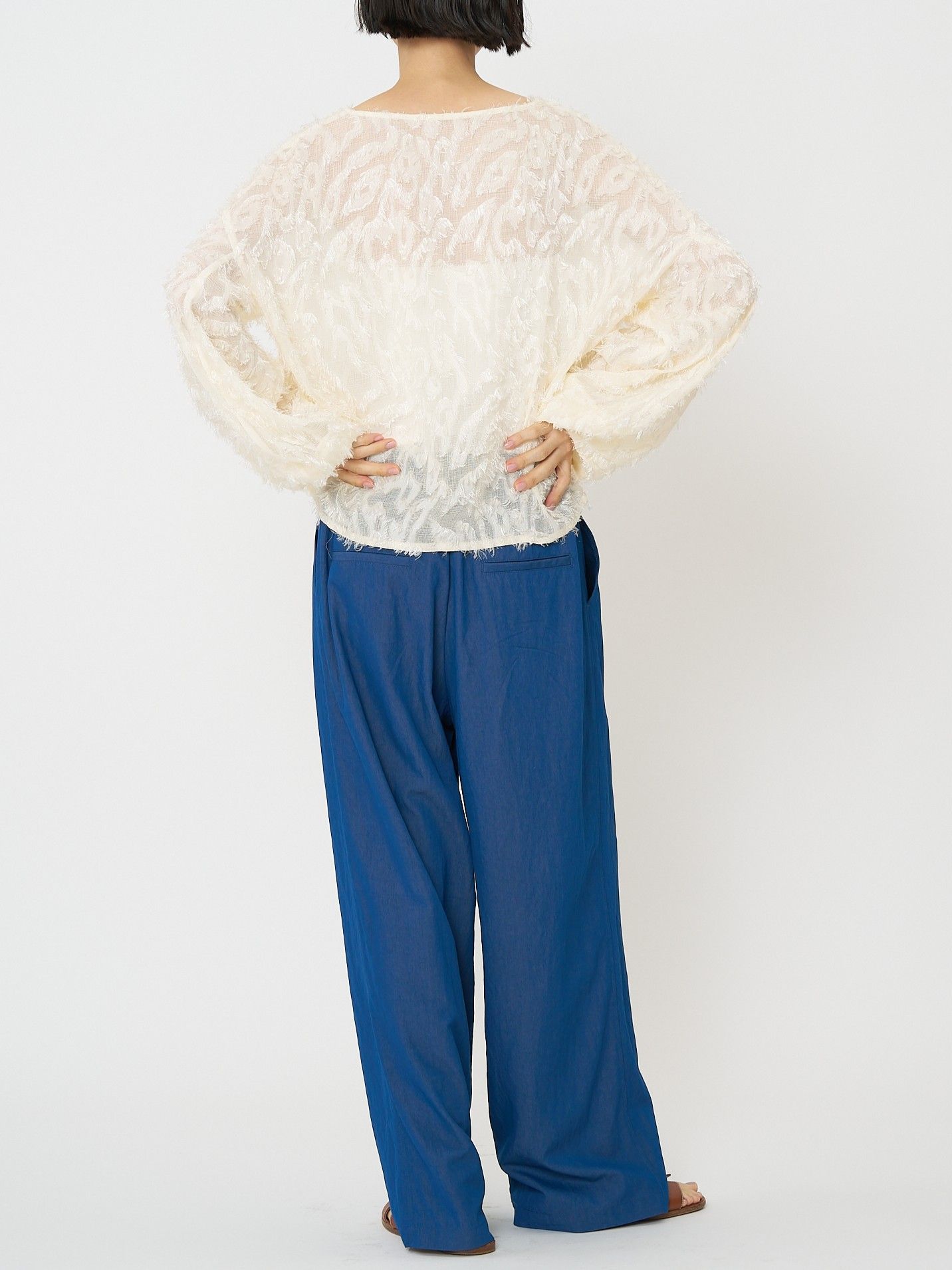 [1561-009KK] メッシュジャガードBL オフホワイト