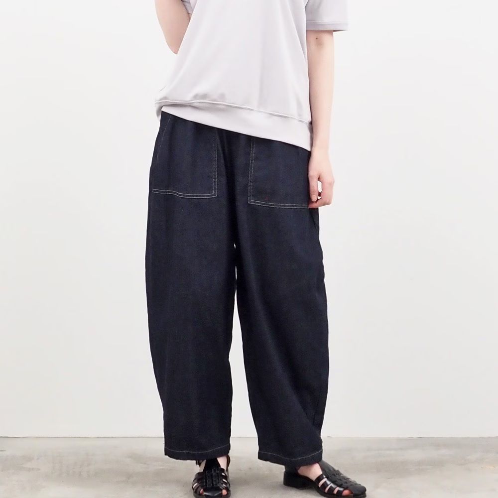 8ozムラデニムクラフトパンツ インディゴ