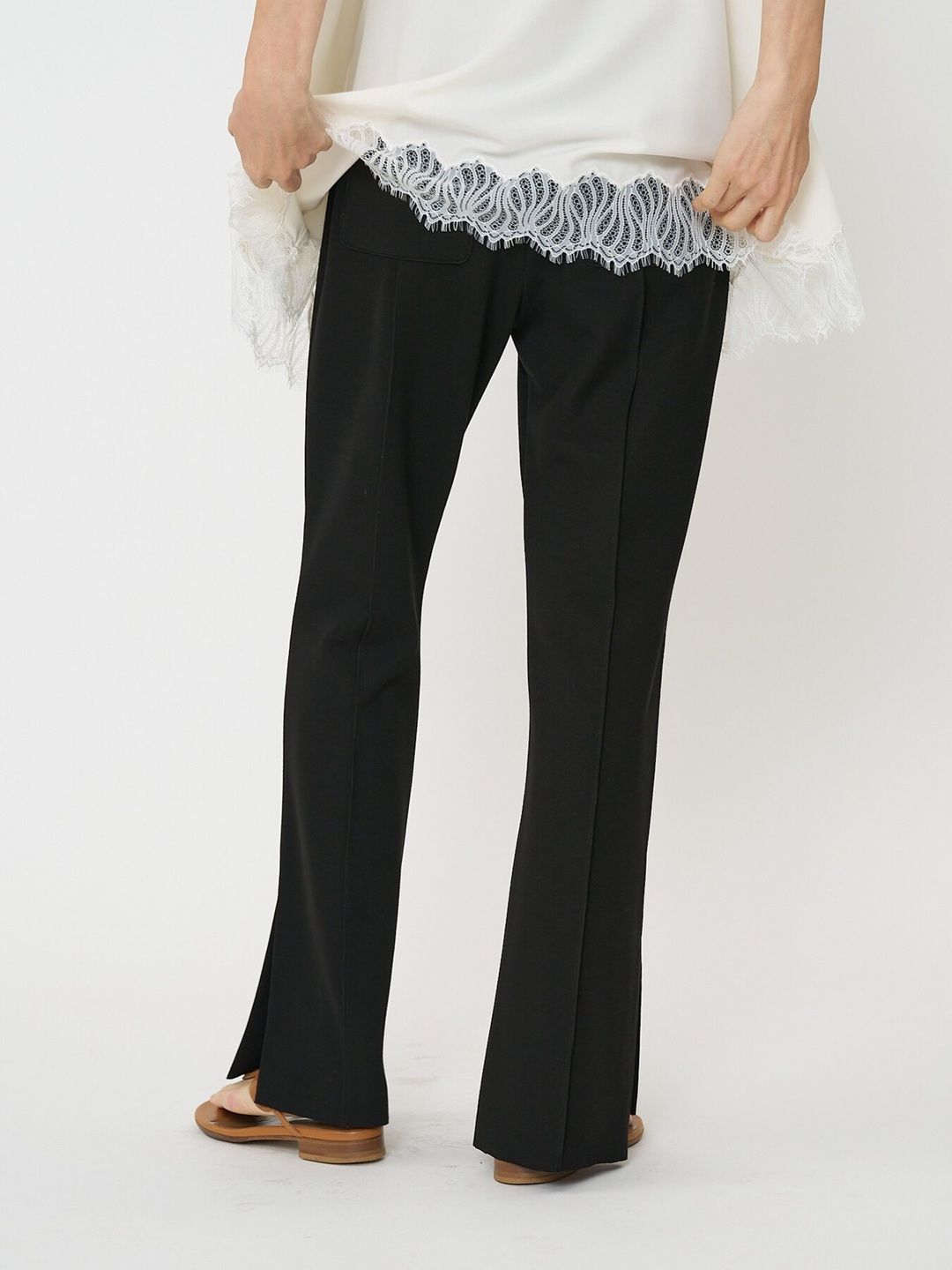 [3861-069-2GL] ソフトリブフレアPT ライトベージュ