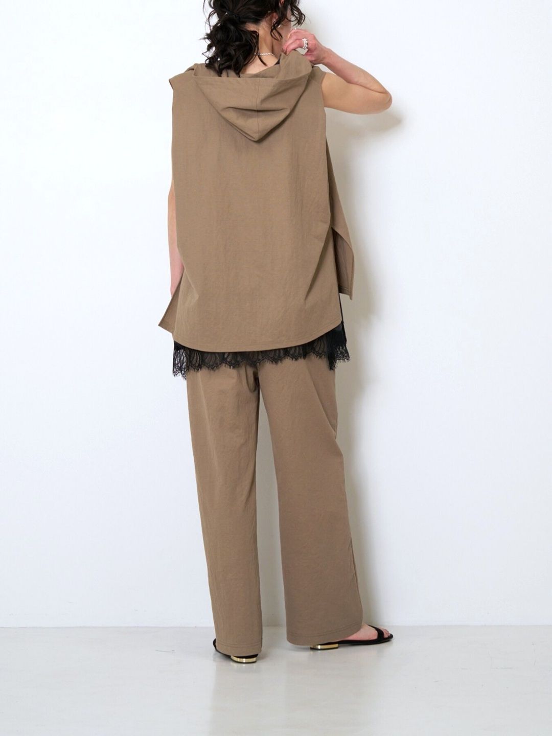 [3863-708GL] カノコセンターSTPT ブラック