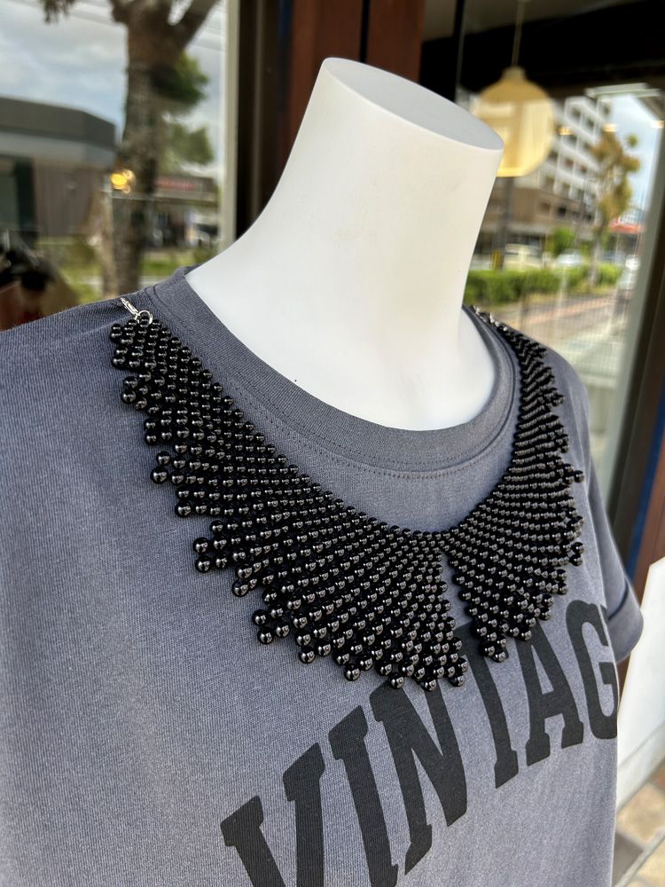 pearl necklace VINTAGE Tee スミクロ