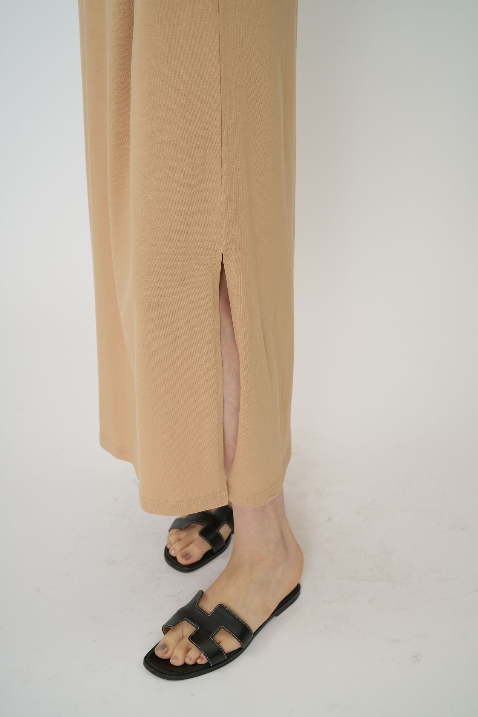 [5461-106KK] ”PARC”プリントロングOP ベージュ