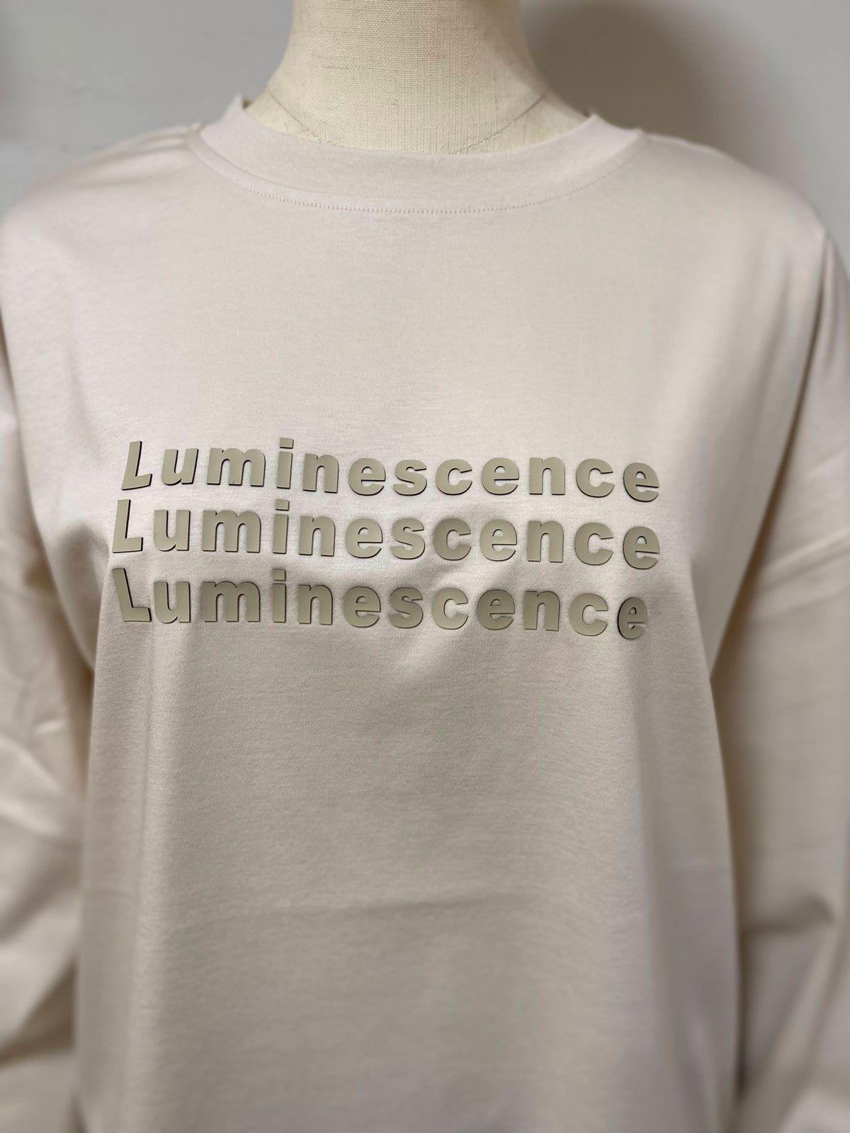 シリコンプリント ロゴロンT オフホワイト