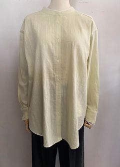 スプリングスラブ レイヤード風シャツ メローイエロー