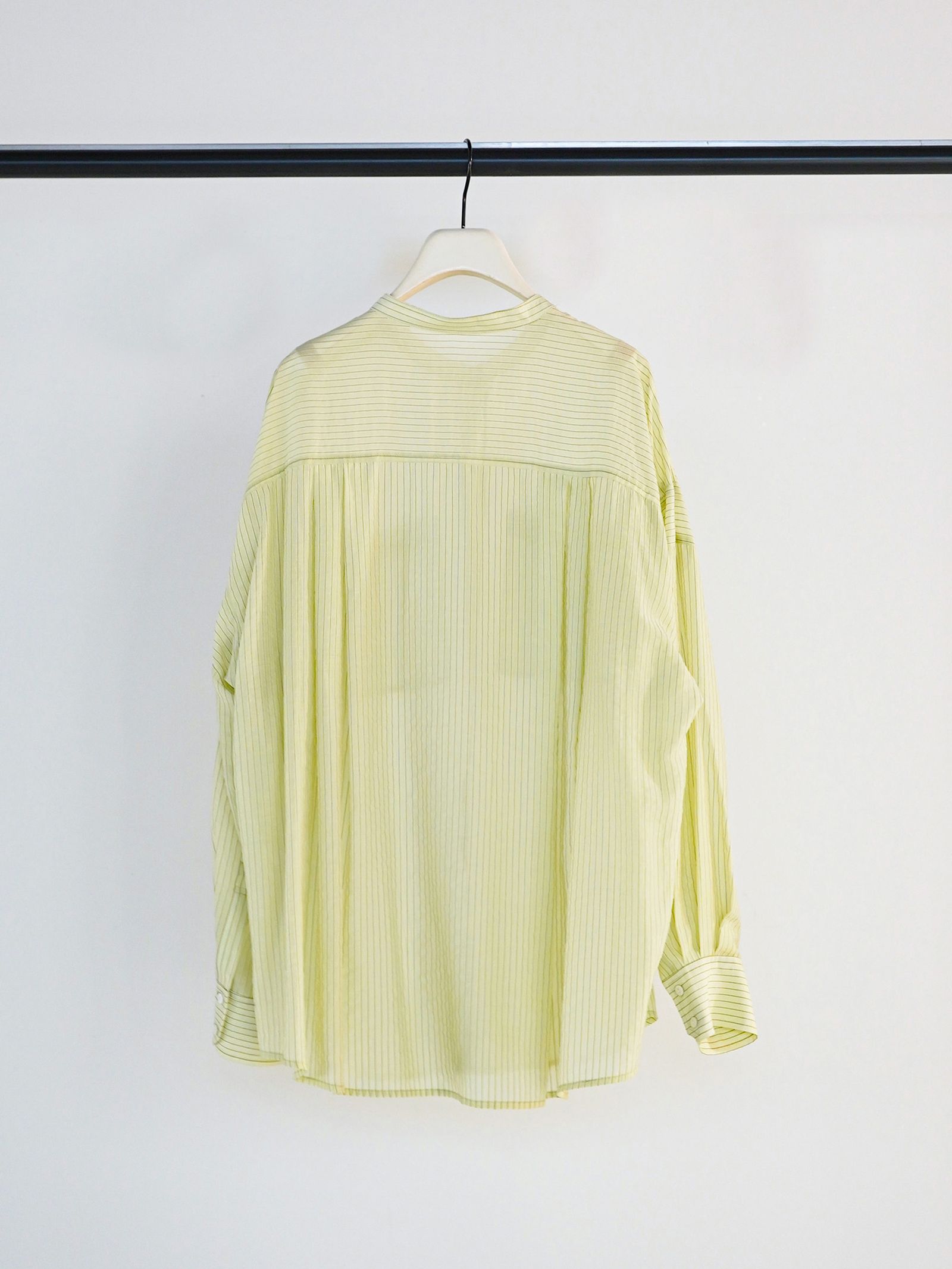 [1861-005KK] シアーストライプオーバーSH ミント