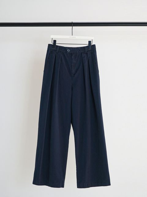 [3261-045BT] ウォッシュドチノPT ネイビー
