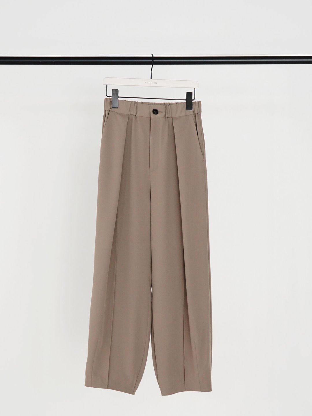 [3263-625MK] ドレープコクーンPT モカ