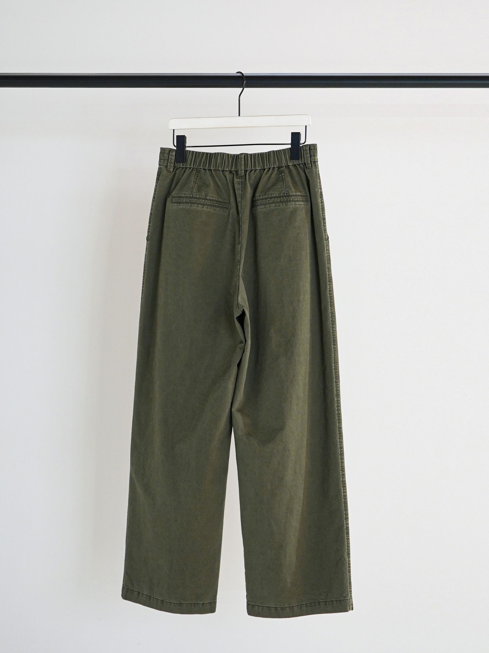 [3261-045BT] ウォッシュドチノPT カーキ