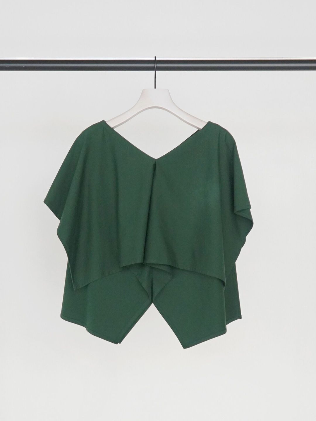 [8863-613KK] ハンカチーフカラーPO ダークグリーン