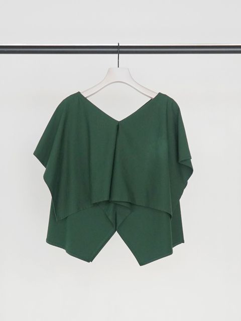 [8863-613KK] ハンカチーフカラーPO ダークグリーン