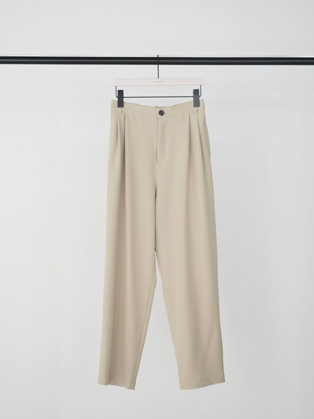 [3263-656YM] エフォートレステーパードPT ライトベージュ