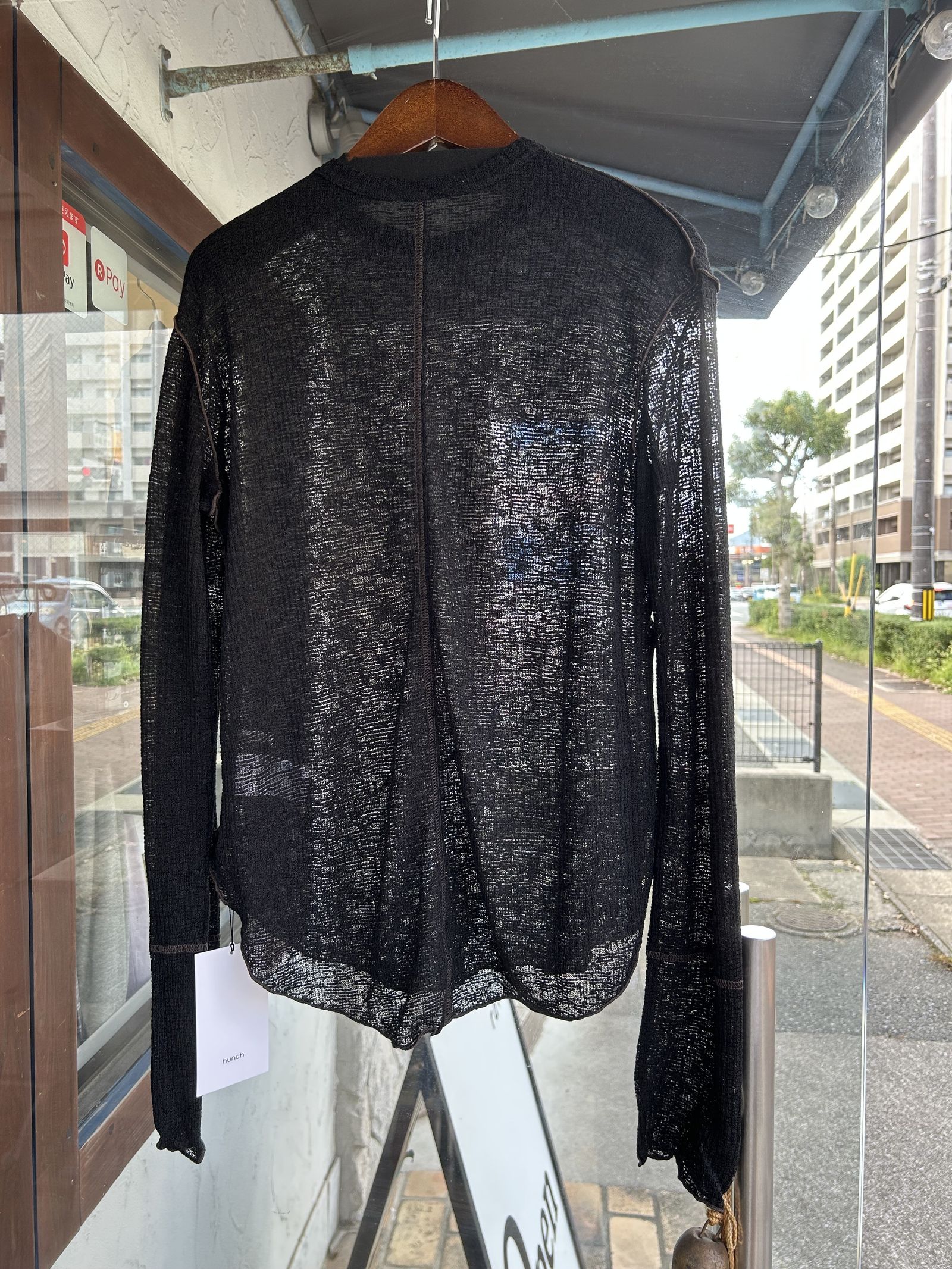配色メロウ シアートップス ブラック