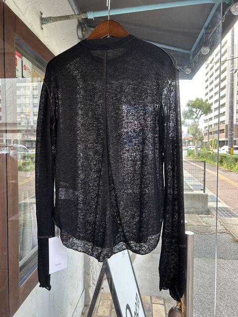 配色メロウ シアートップス ブラック