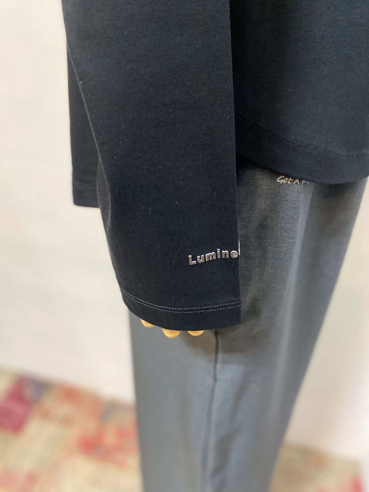 シリコンプリント ロゴロンT ブラック