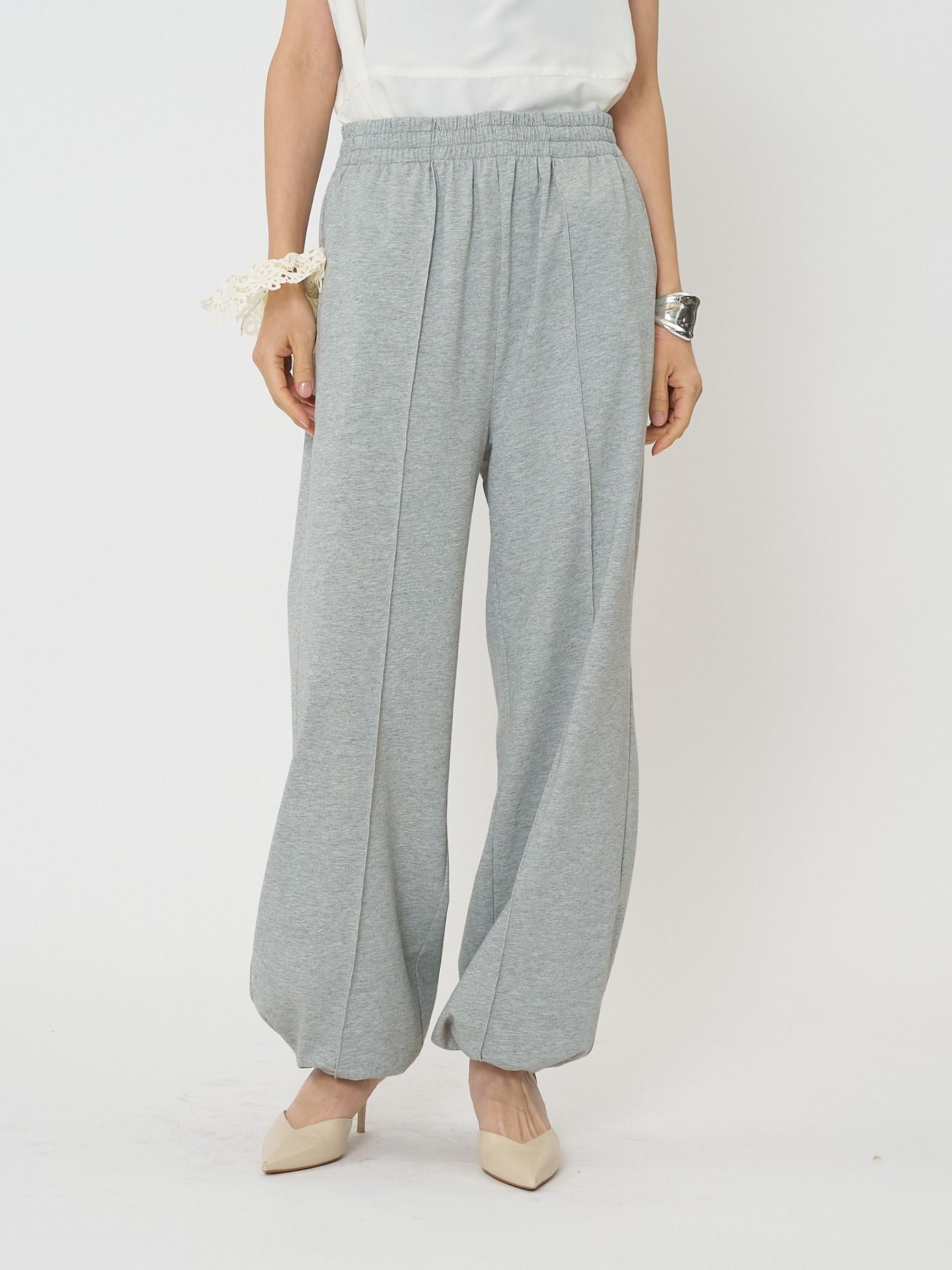 [3261-016KK] 度詰天竺イージーPT グレー