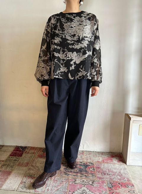 バードレイズPOブラウス ブラック