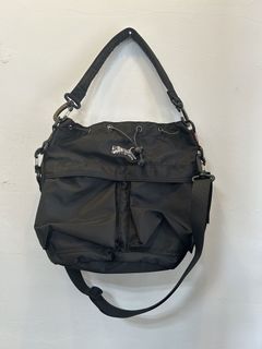 TORA2way巾着バッグ ブラック