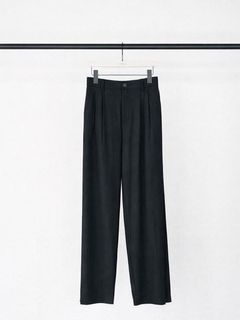 [3963-634MK] サイドタックワイドPT ブラック