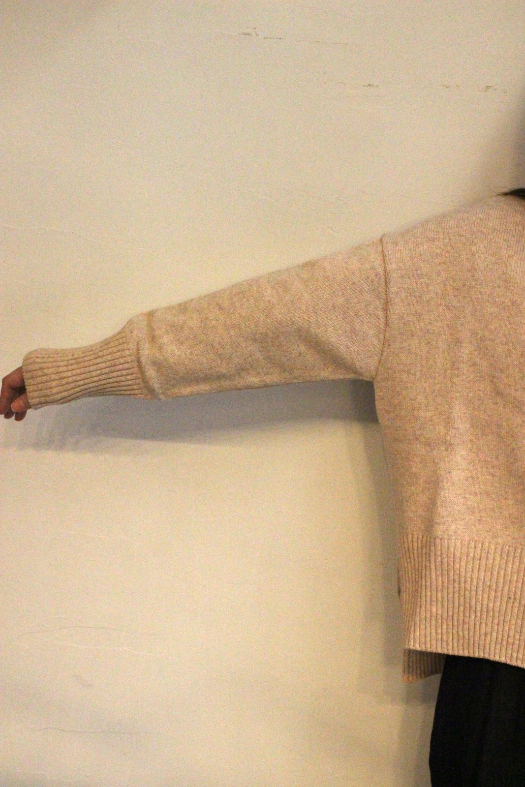 エアーヤーンコットンコモドニットタートル ベージュ