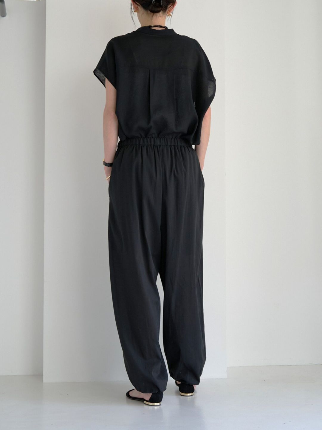 [3863-651BZ] シアーバルーンPT ライトグレー