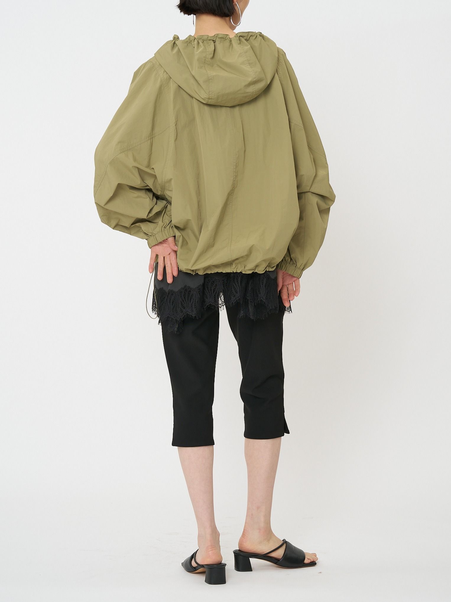 [4261-031MK] ドルマンスリーブアノラック アイボリー