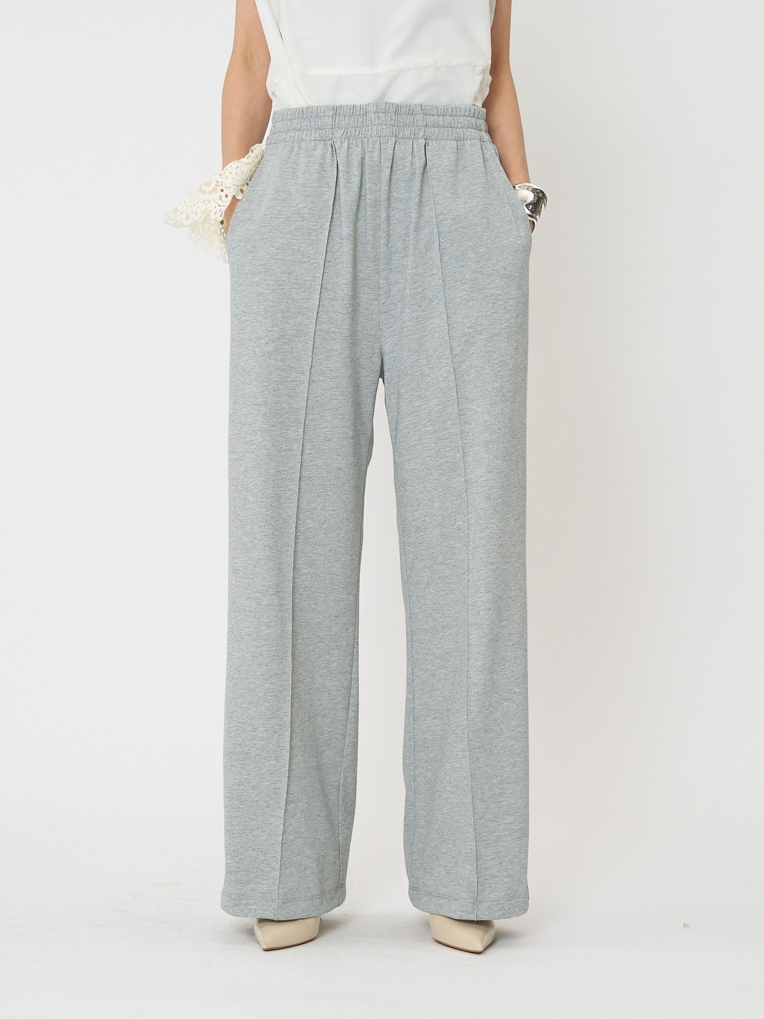 [3261-016KK] 度詰天竺イージーPT グレー