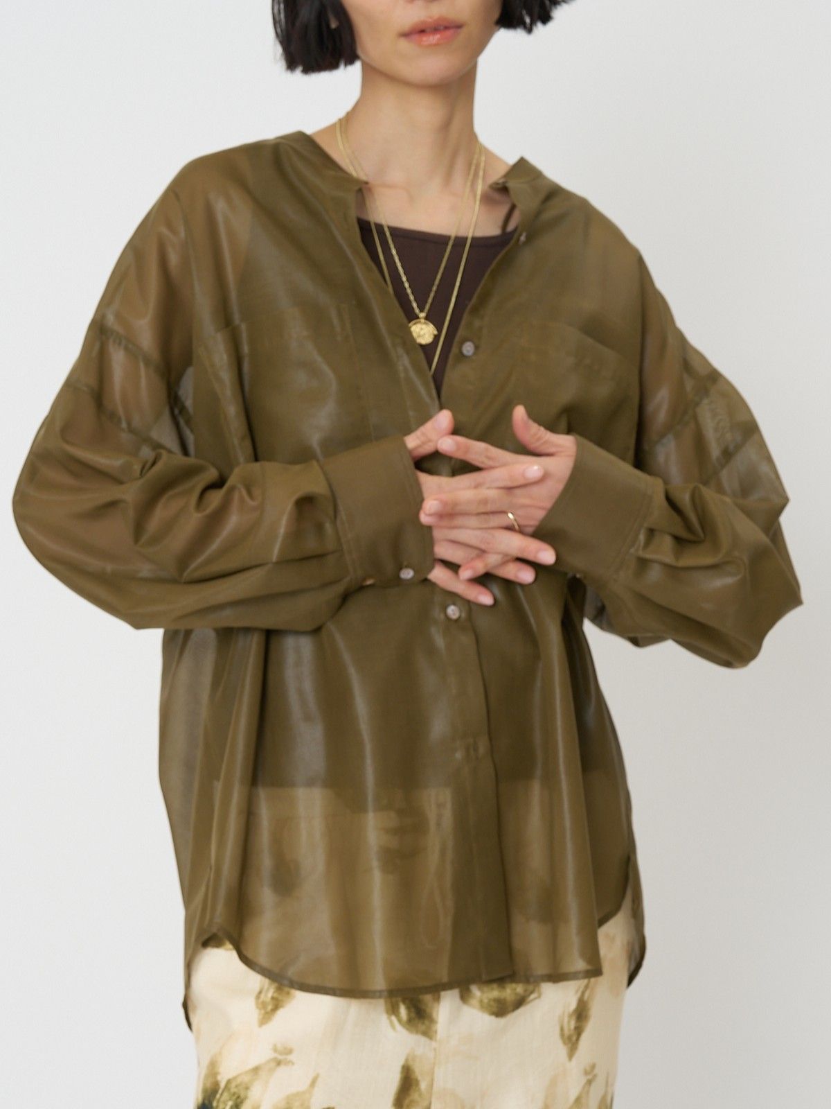 [1861-004KK] シアーチンツオーバーSH カーキ