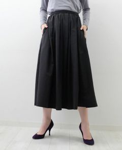 神戸・山の手スカート ブラック マキシ