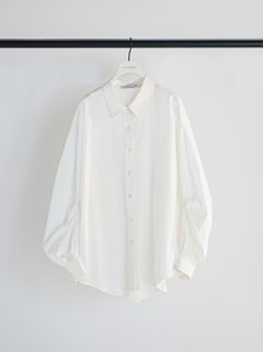 [1261-017KK] タックボリュームスリーブSH オフホワイト