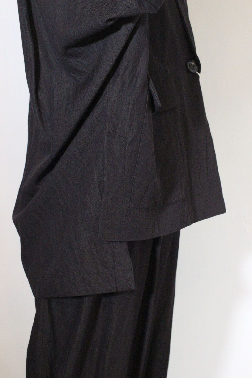 [4861-006KK] リラックスツイルドルマンJK ブラック