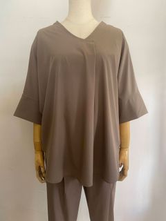 ICE TOUCH 接触冷感厚ドルマントップス モカ