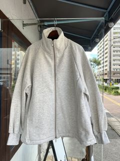 裏起毛 Wジップブルゾン オートミール