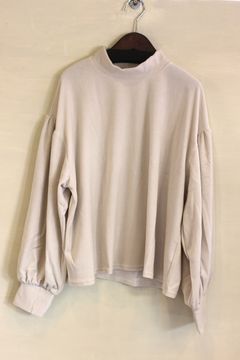 ヴィンテージベロアギャザースリーブPO エクリュ