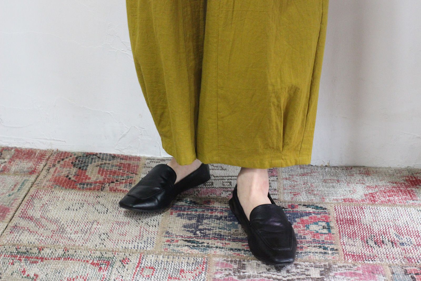 コットンナチュラルエッグパンツ グリーン