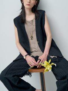 [4863-653YM] ドットJQオーバージレ ブラック