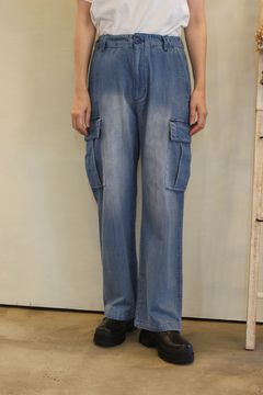 デニムカーゴパンツ インディゴ