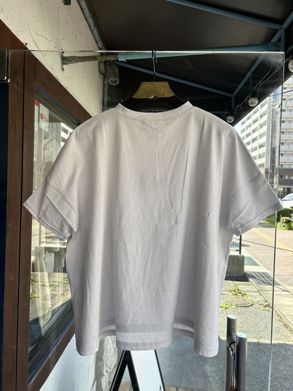 ナチュラルソフト天竺くつろぎちゃんプリントシャツ グレーブラック