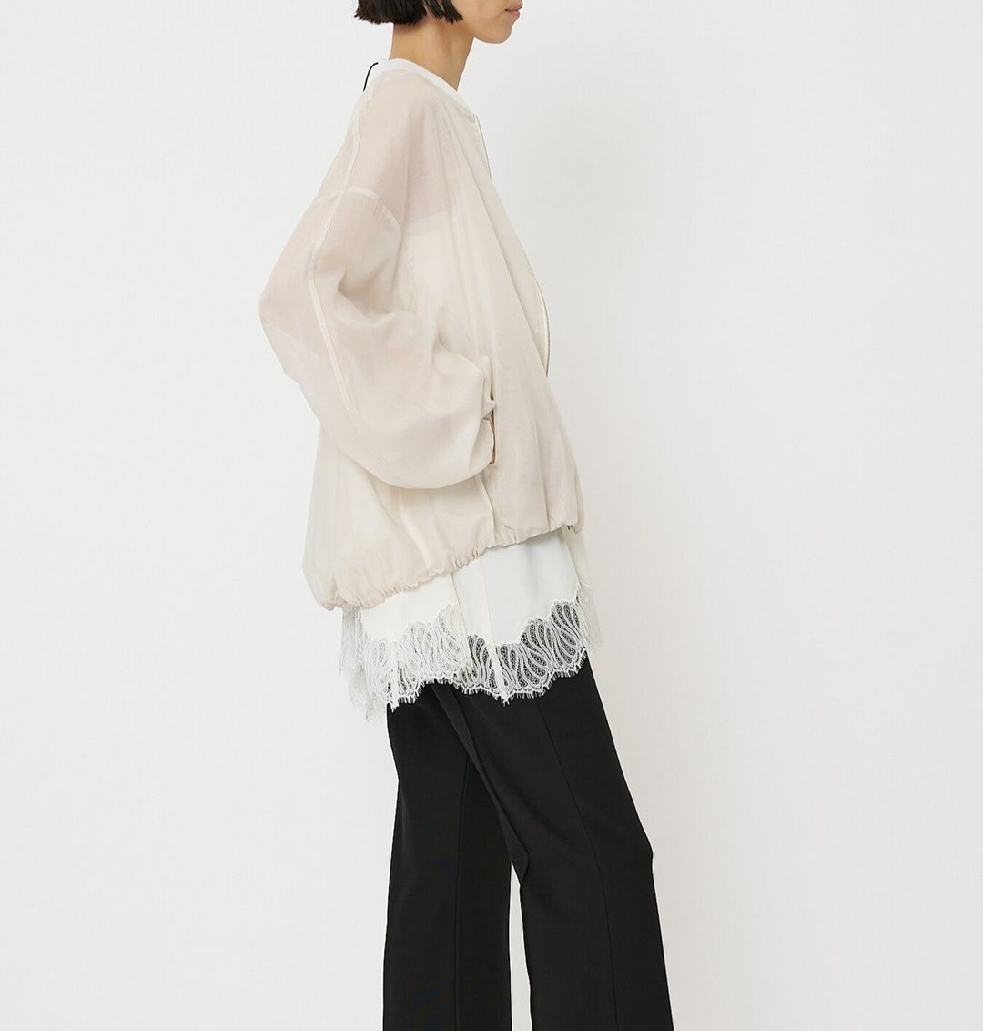 [1561-061-3NH] ヘムレースサテンタンク カーキ