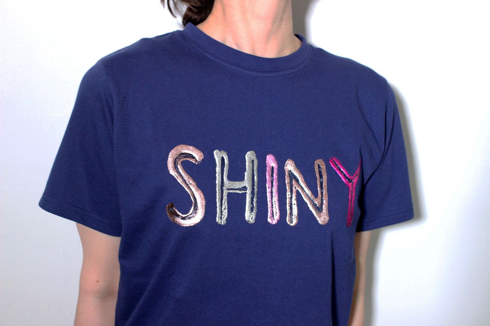 SHINY Tシャツ ネイビー