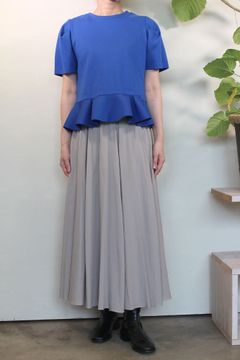 ウエストリブスカート グレージュ