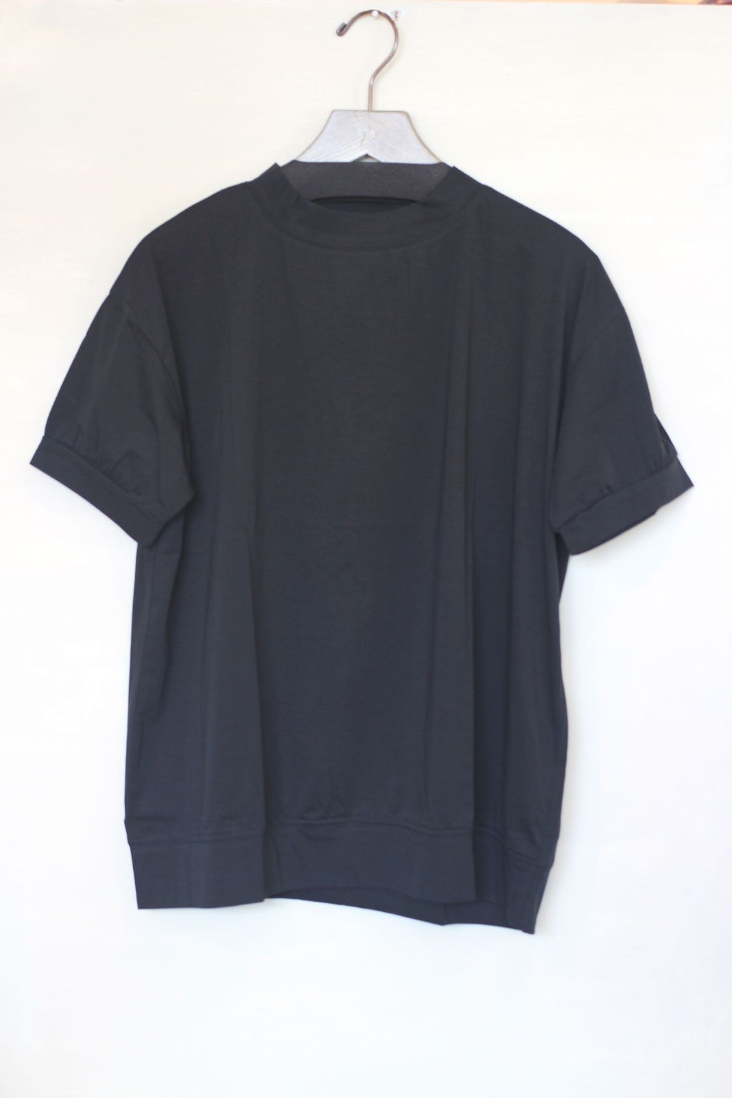 すっきりサラサラ半袖Tシャツ ブラック
