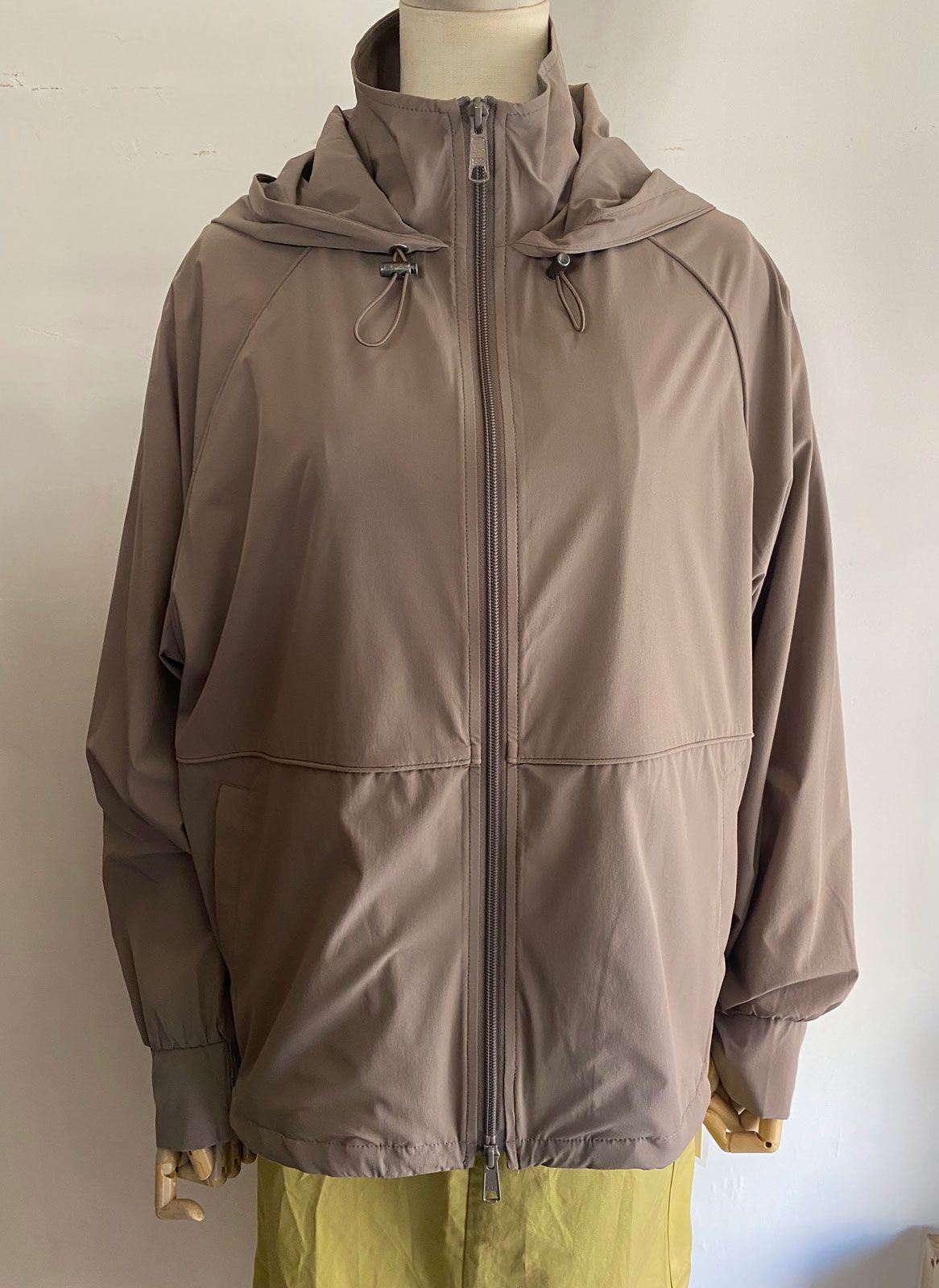 ICE TOUCH 接触冷感 薄ブルゾン モカ