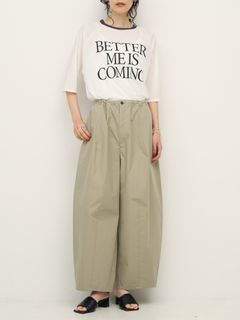 [3562-338MK] ウエストフリーコクーンPT カーキ